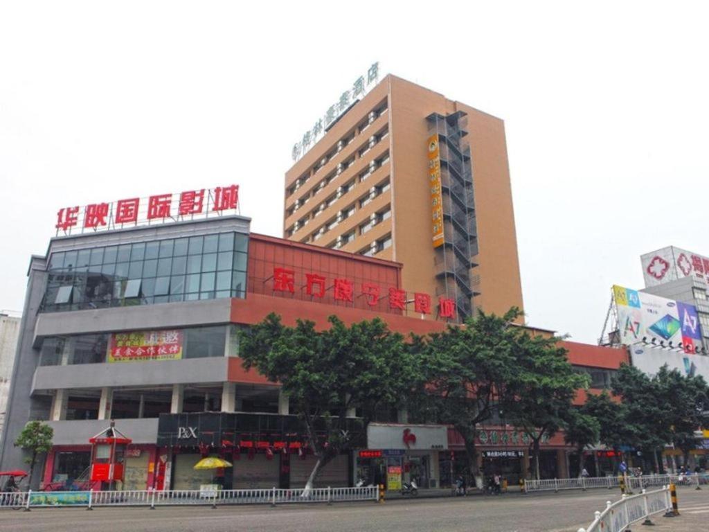 Greentree Inn Guangdong Jieyang Bus Terminal Station Ronghua Avenue Business Hotel Exterior foto